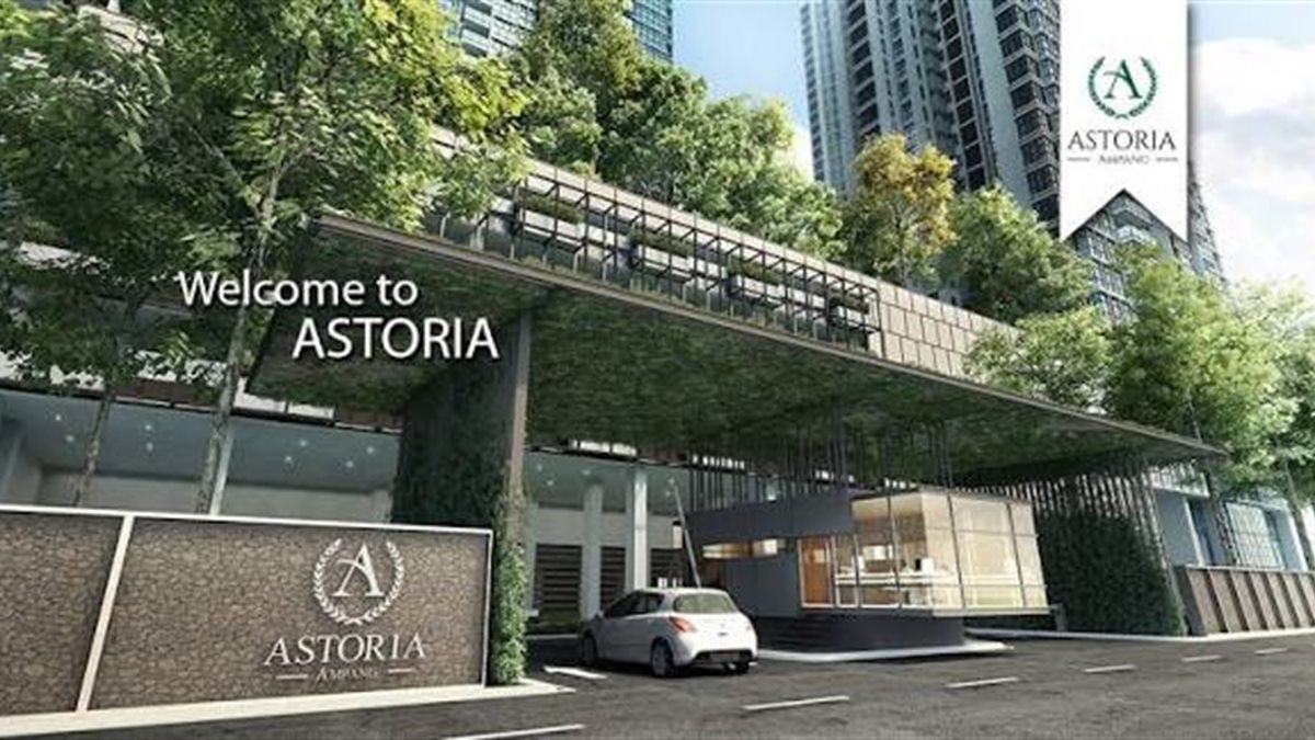 Astoria Ampang entrance along Jalan Ampang