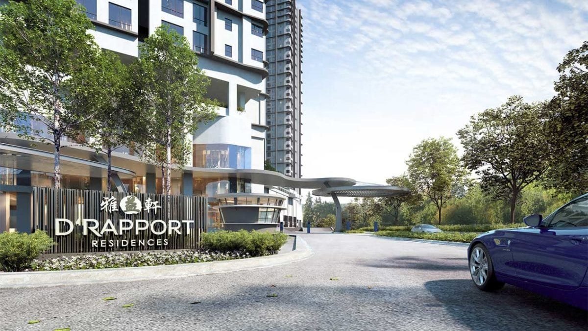 Cappella Embassy luxury residence entrance along Jalan Ampang