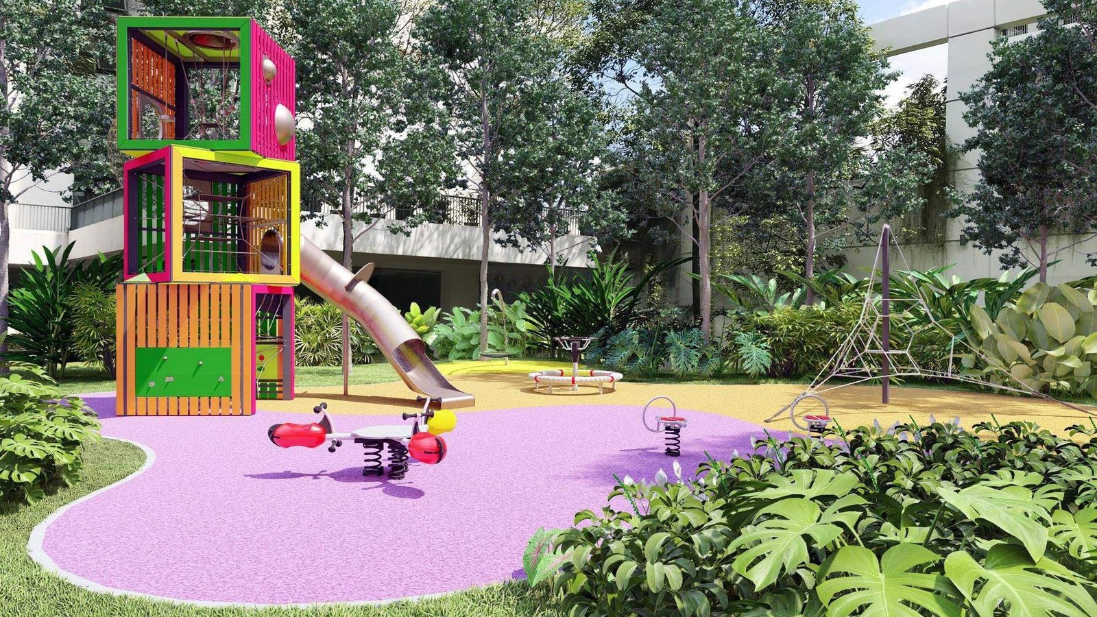 EmbassyView children's playground common area