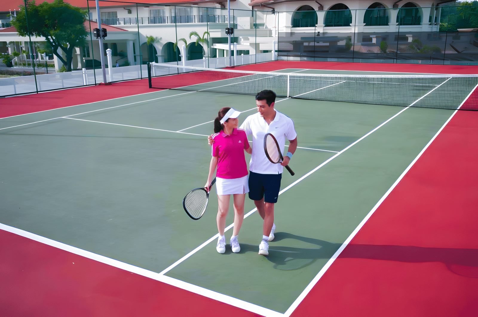 EmbassyView tennis court common facility